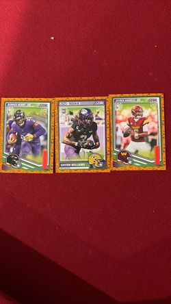 2025 Score NFL Football Cards Lot of 3