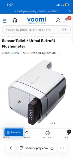 Sloan side mount sensor