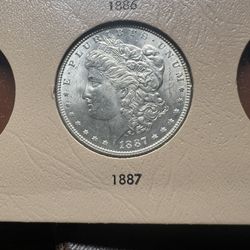 1887 Morgan Silver Dollar