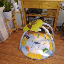 Lupantte Baby Gym Playmat W Sensory Toys 