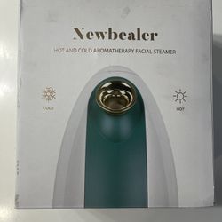 Newbealer Facial Steamer, 3in1 Aromatherapy Face Humidifier with Face Brush