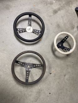 Vintage steering wheels