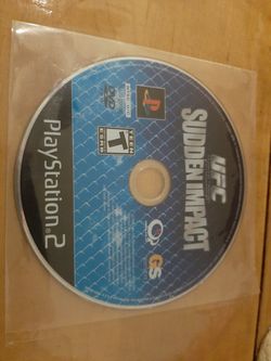 UFC sudden impact playstation 2 game