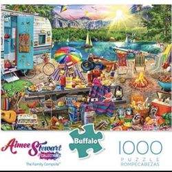 Buffalo Games - Aimee Stewart - The Family Campsite - 1000 Piece Jigsaw Puzzle
