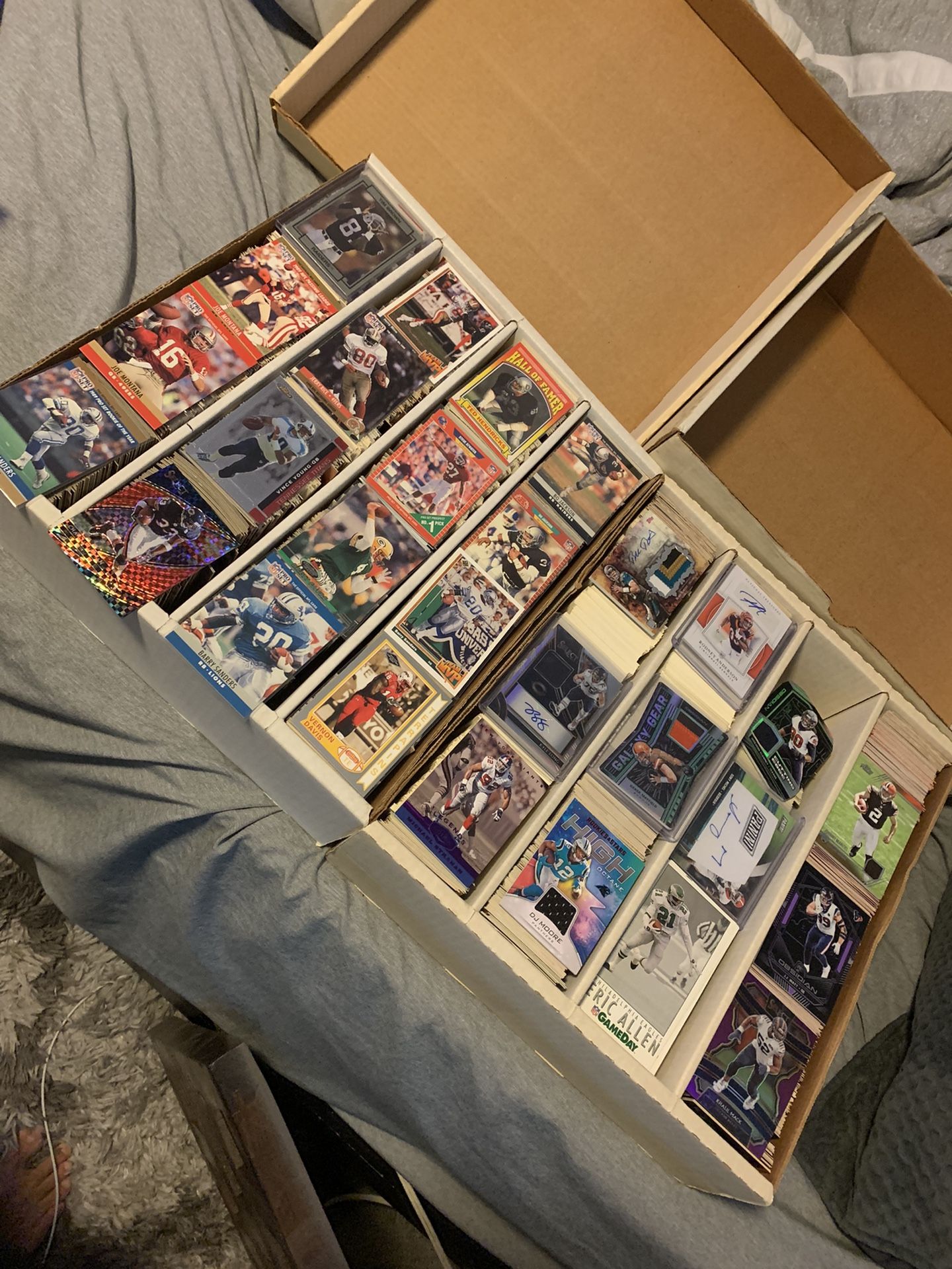 Boxes Of Football Cards Collection for Sale in Gilbert, AZ OfferUp