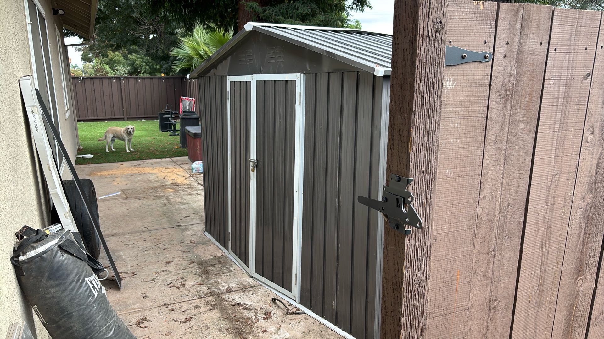 6x8 Aluminum Shed. 