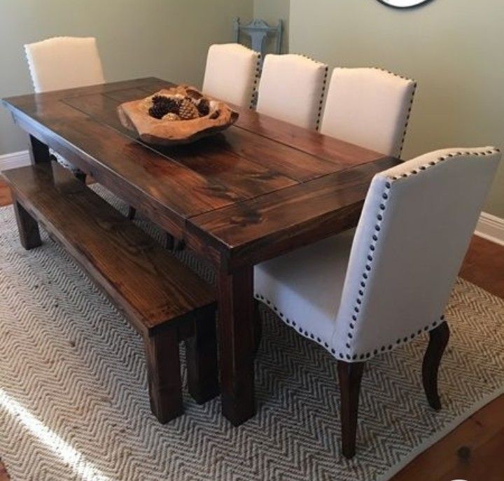 Farmhouse Rustic Style Dining Tables.