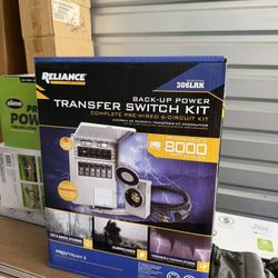 Reliance ProTran 2 30-Amp Generator Transfer Switch – Backup Power Panel – New