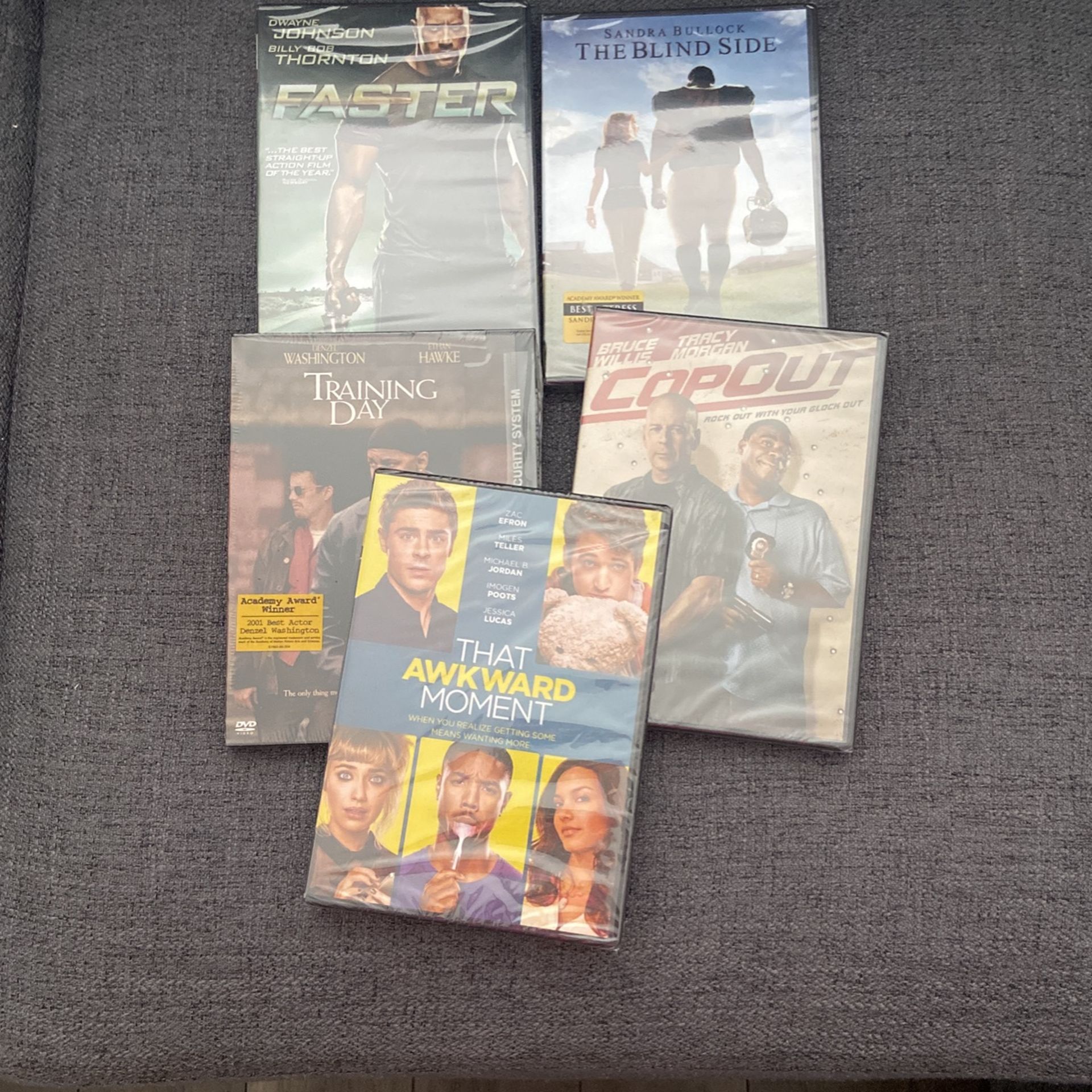 5 Brand New DVDs