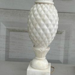 1950's Alabaster Pineapple Lamp