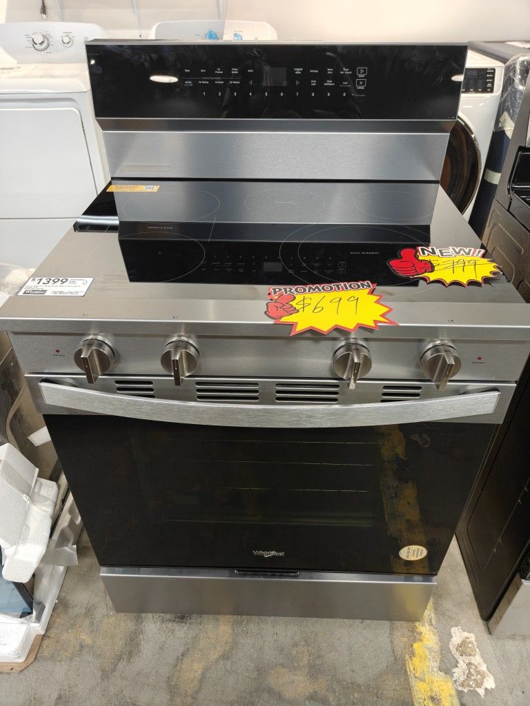 Whirlpool 30inch electric stove
