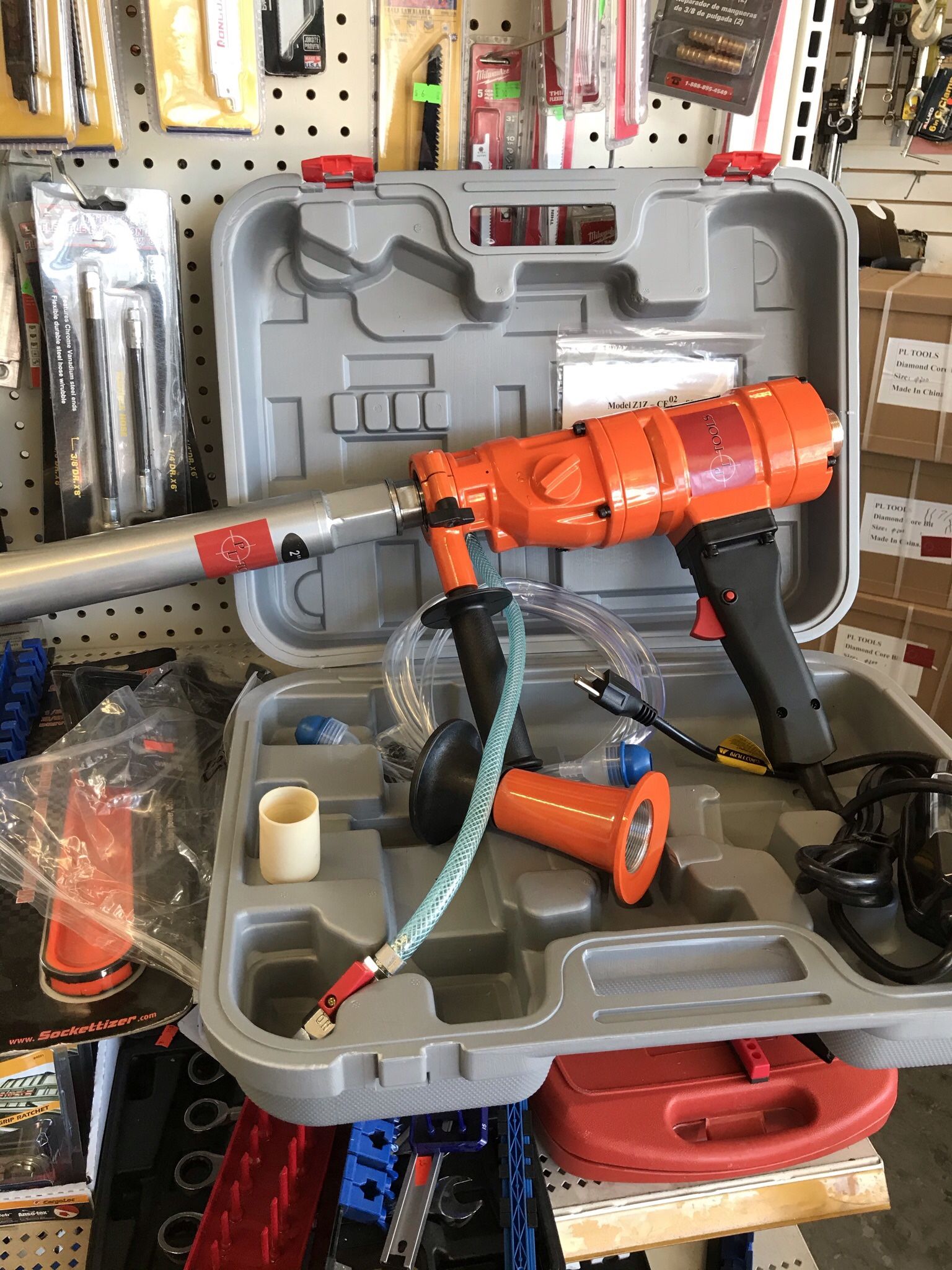 Hand Held Concrete Drill From 1 1/4 Up To 4 1/2 Wide Holes Price $333 Have 4 Available