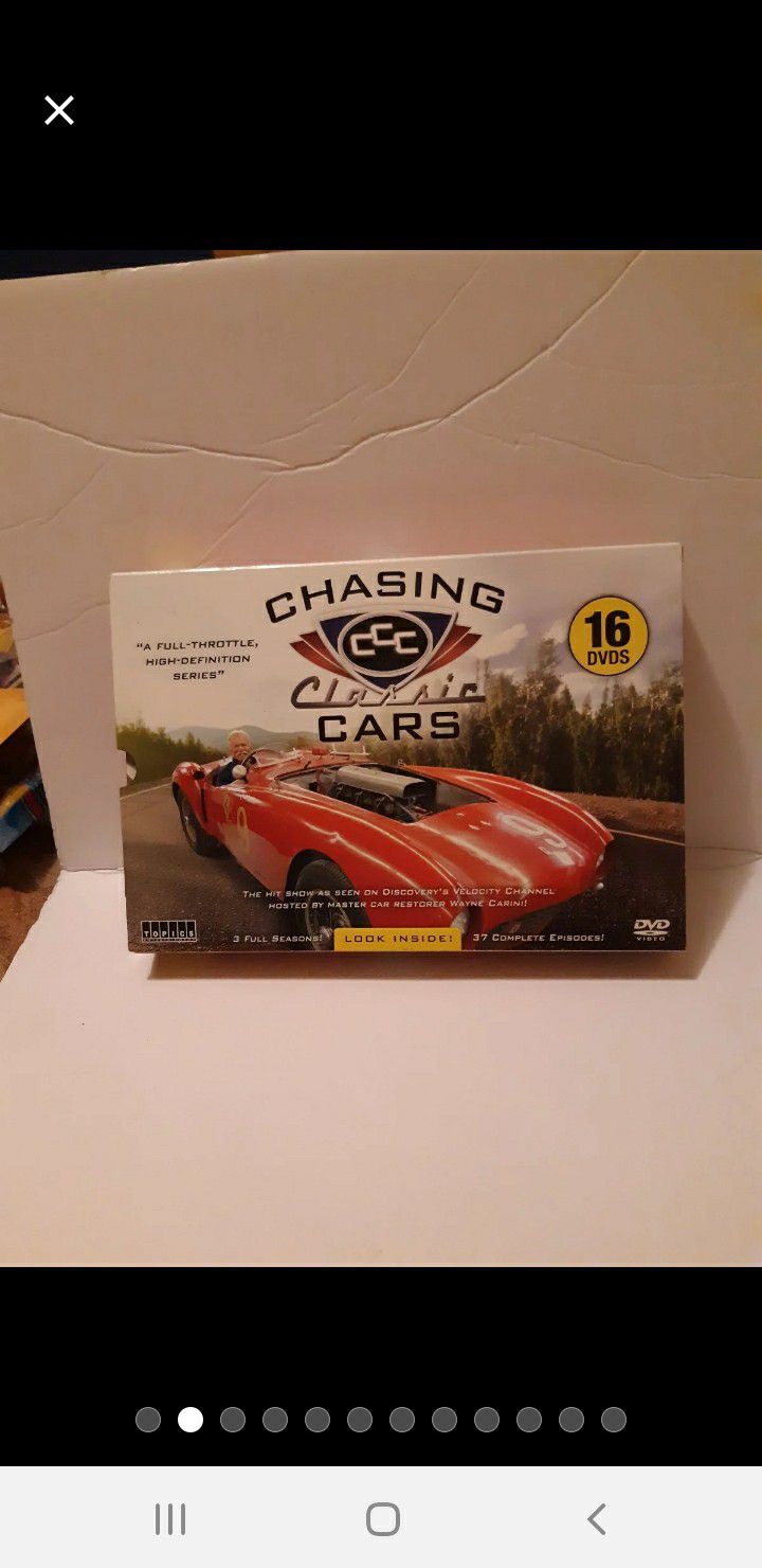 Rare Chasing Classic cars 16 dvds brand new