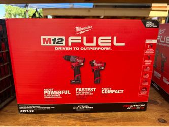 M12 fuel impact and hammer drill combo $200 obo