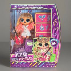 LOL Surprise Tweens Neon Pop Stars Thea Stars Fashion Doll Black Light Surprises *New & Sealed*