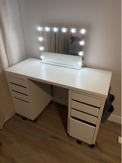Vanity and mirror