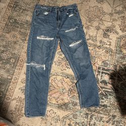 american eagle mom jeans