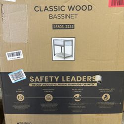 Classic Wood Bedside Bassinet Sleeper - Portable Crib  Brand New $90 Cash or E-pay RI Daily Deals Message for appt. https://offerup.com/redirect/?o=aH