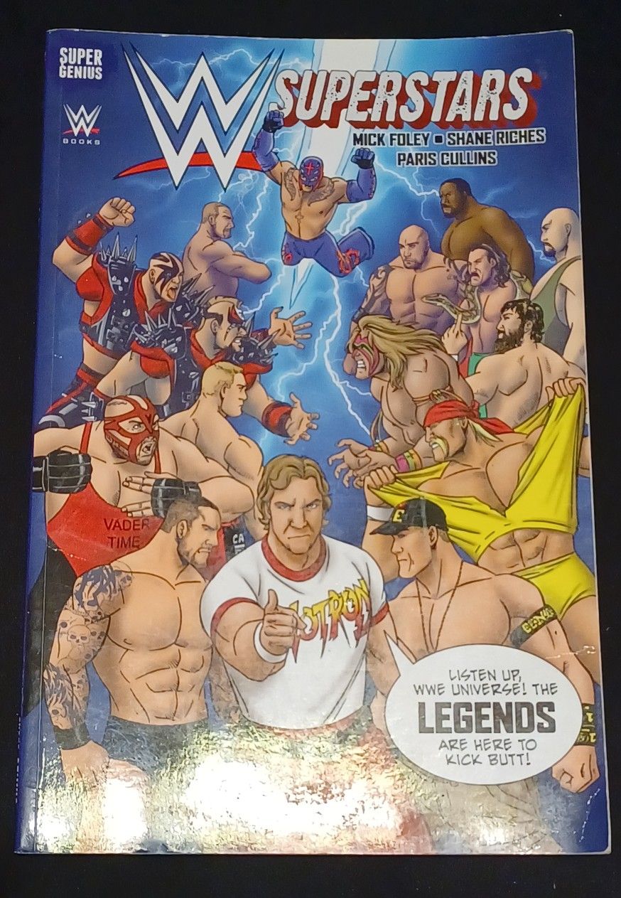 WWE Super Stars Wrestling Comic Book Legends Roddy Cena Warrior Snake