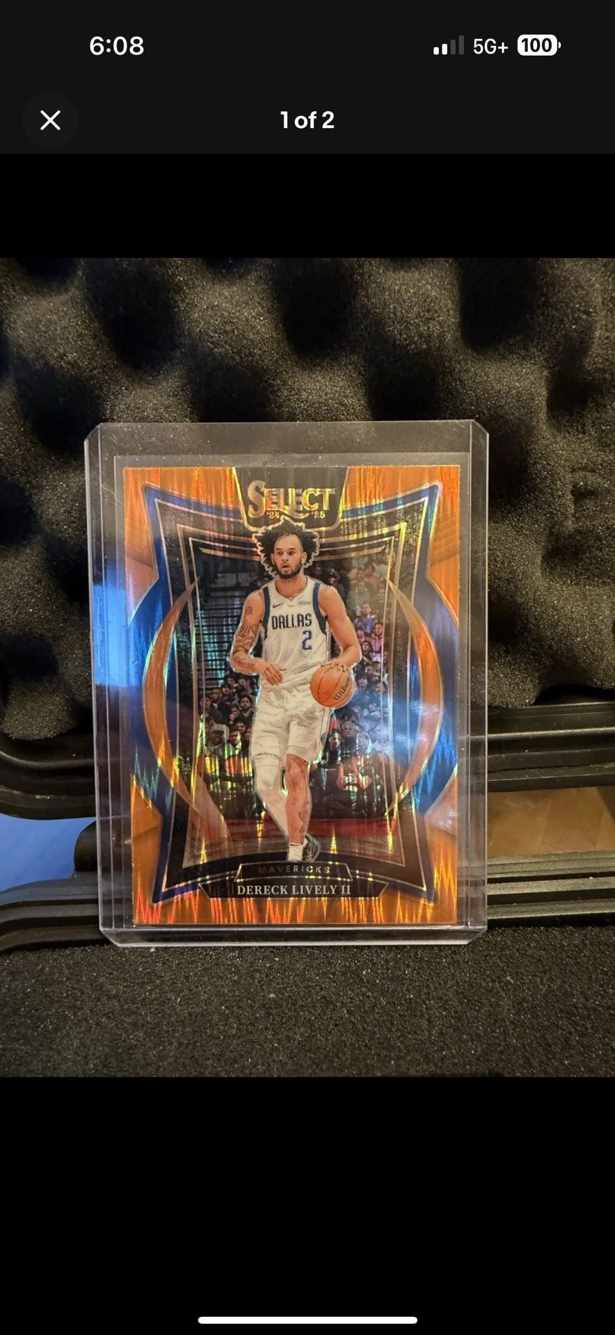 Dereck Lively Select Orange Flash 2024-2025