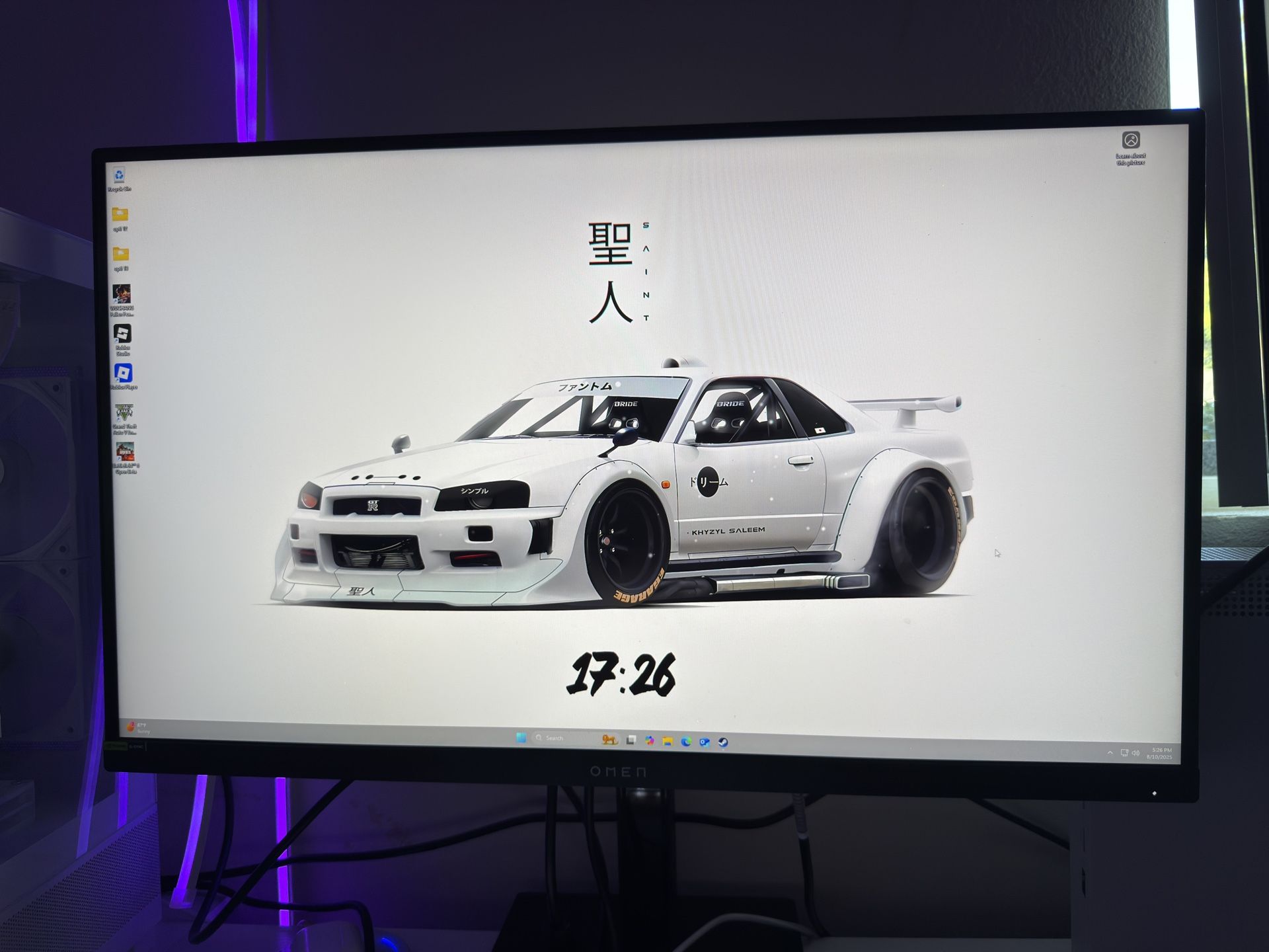 1440P 240Hz IPS Omen monitor 27inch