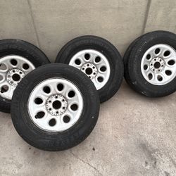 🚨 SPRING TRUCK DEAL – 4 Chevy/GMC Tires + Rims – $300 FIRM 🚨
