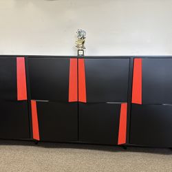 Modern TV Stand, Buffet Cabinet , Storage Cabinet for Living Room Entryway Hallway Dining Room