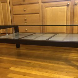 Standard Two Layers Of Heavy Thick Glass New Coffee Table 