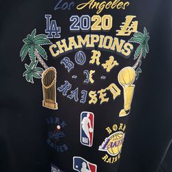 Born X Raised Dodgers/Lakers Hoodie XL