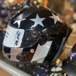 New American Flag Dot Bluetooth Motorcycle Helmet $200
