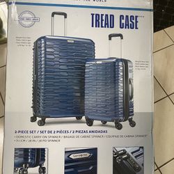 Samsonite 2 Piece set New In Box Hard Baby blue