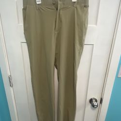 Under Armour Pants Men 32x32 Brown Tech Straight Loose Chino Lightweight Golf