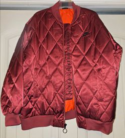 Nike Air Quilted Satin Bomber Jacket
