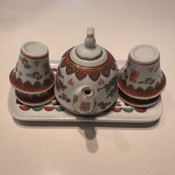 Miniature Decorative Tea Set