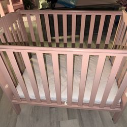 Mini Pink Crib 