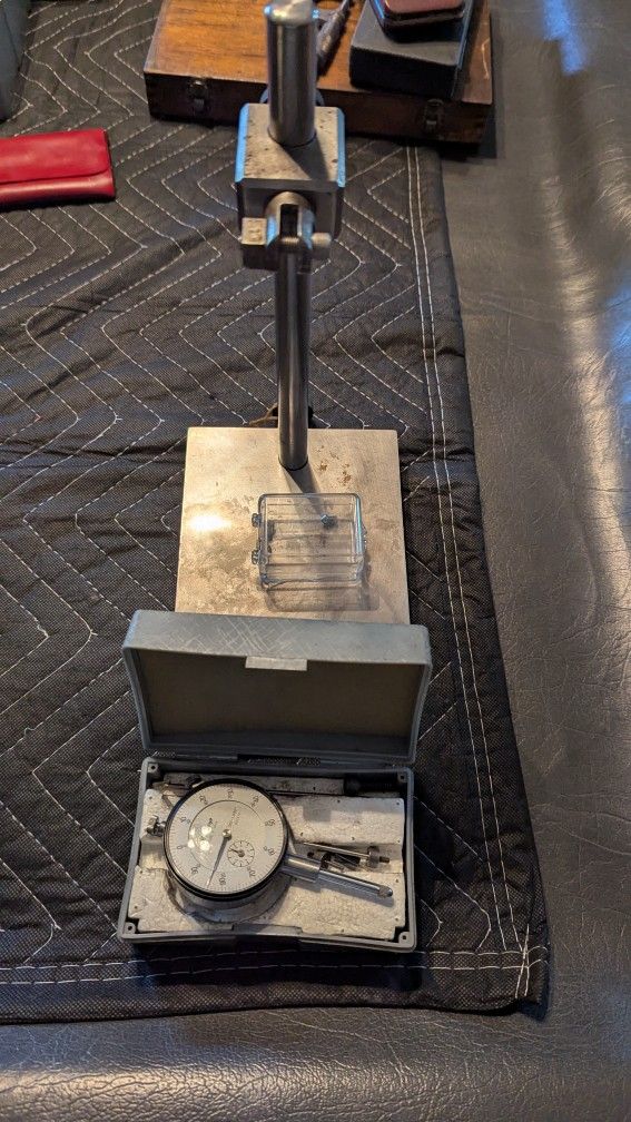 Large Height Gage, with 1" Indicator Mitutoyo, click on picture to see full view