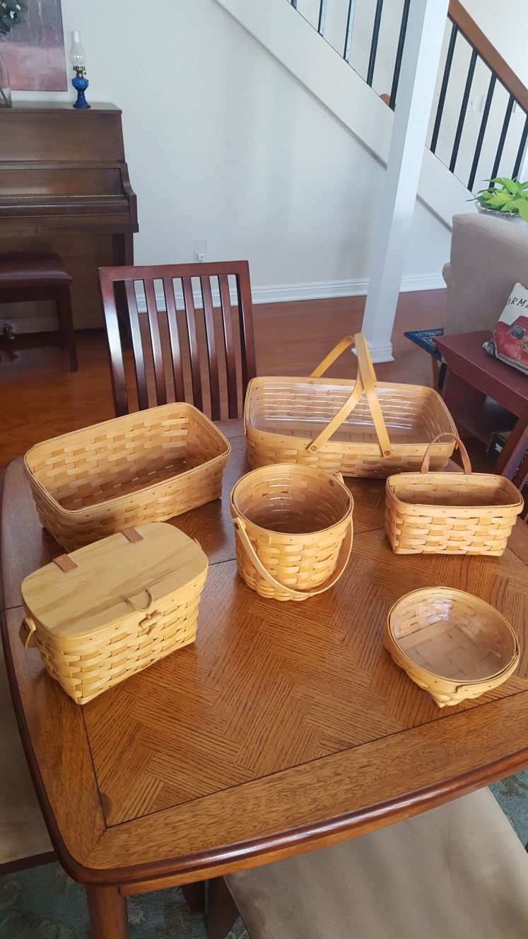 Longaberger Baskets, new condition