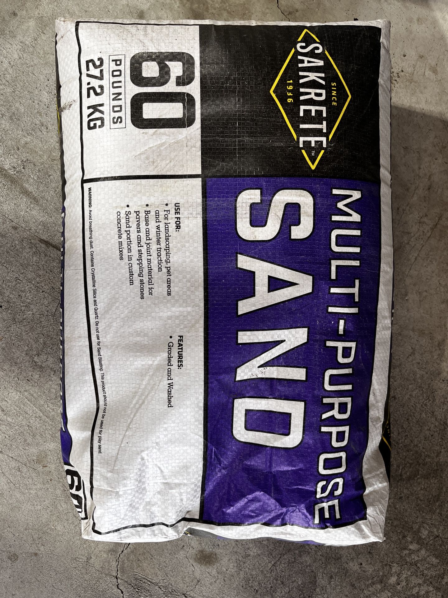 Sand - Multipurpose(60lbs)