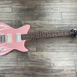 First Act ME4018 Pink Flame Electric Guitar 