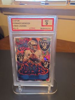 Fernando Mendoza Urban Legends Custom Card Graded Mint 9