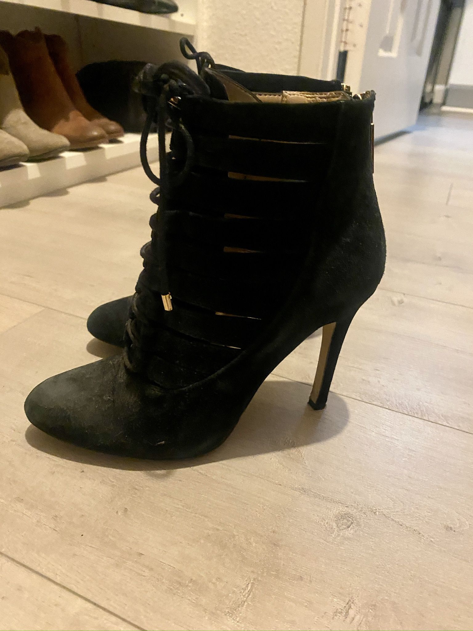 Suede Ankle Boots BCBG