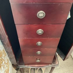 Jewelry Cabinet Armoire Box Storage