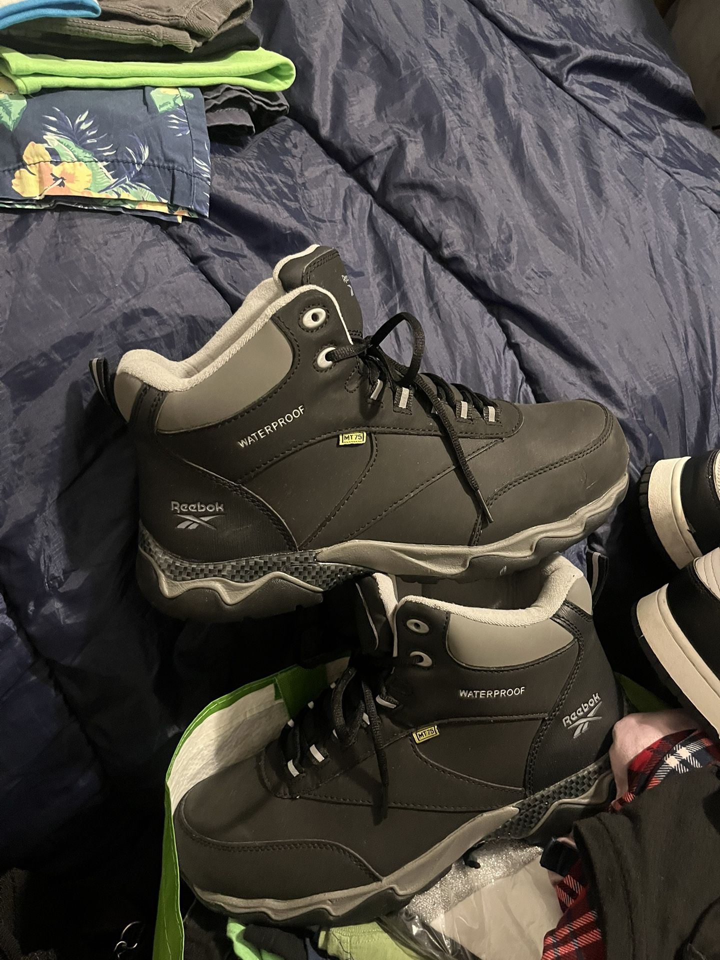 Reebok Waterproof Boots Size 11..$85 & (Nike’s Size 11 $85 Both Pairs $150.00 Used In Good Condition (Very Good)
