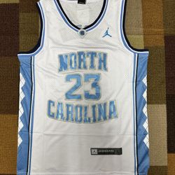 Michael Jordan North Carolina Basketball Jersey White