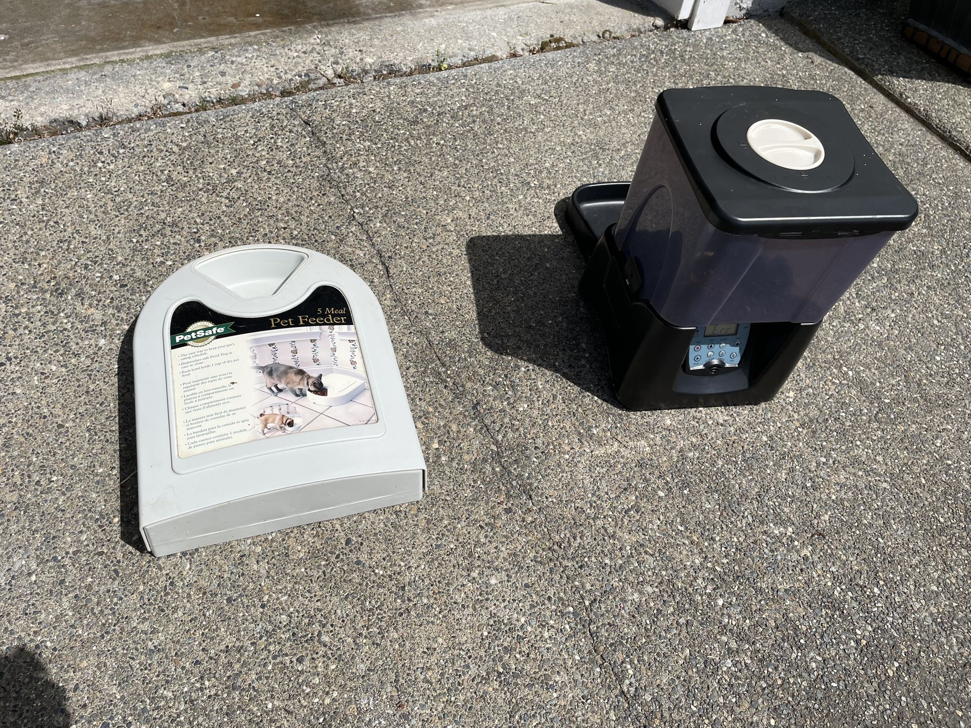 Two Automatic Pet Feeders