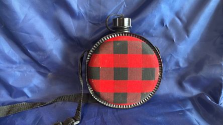 Buffalo Plaid Camping Canteen