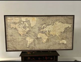 Wooden Frame Map