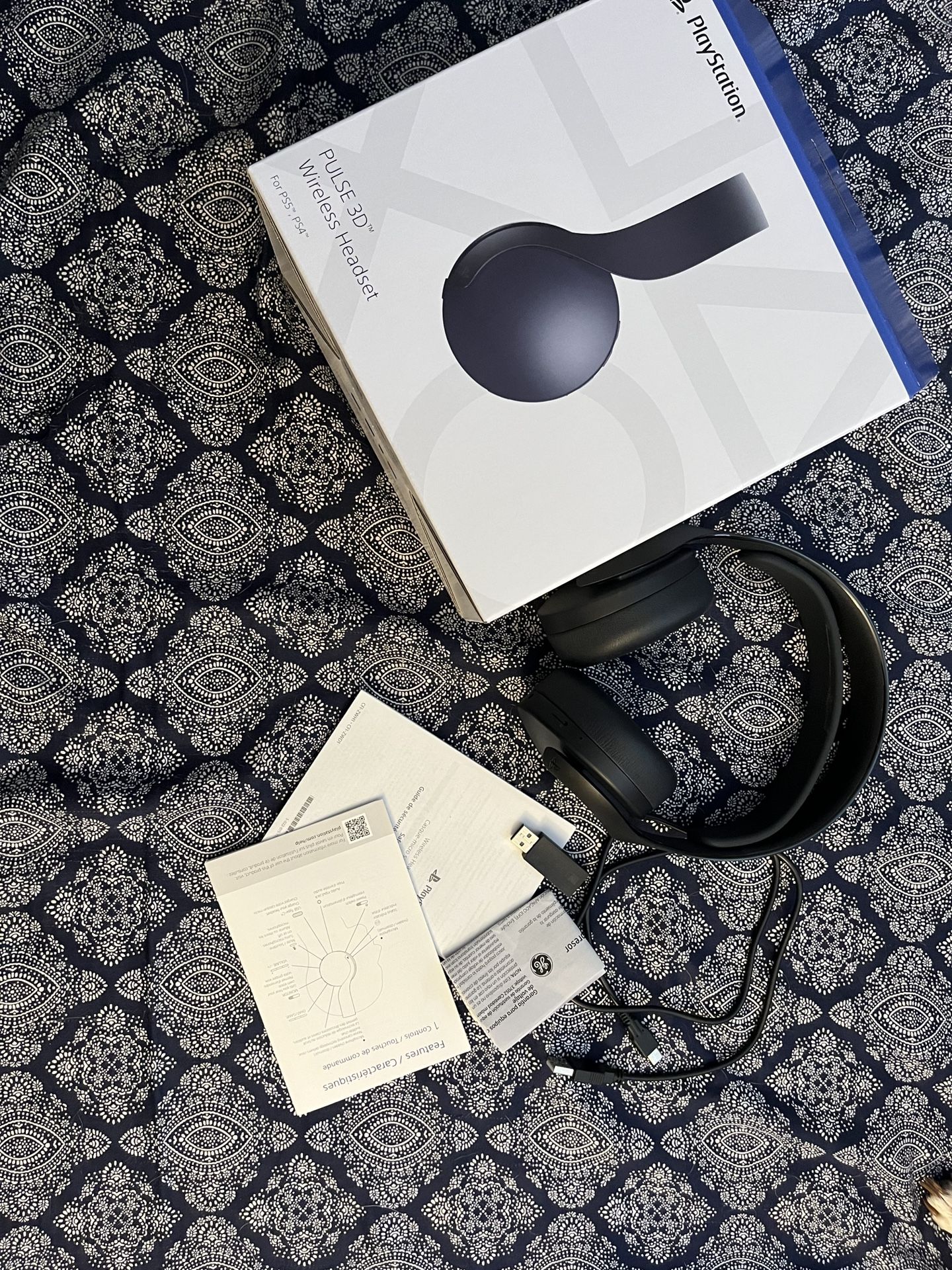 Ps5 Wireless And Wire Bluetooth Headset 