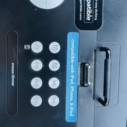 iHome iD83 iPad/iPhone Dock Alarm Clock Speaker – AUX Input