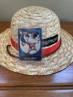 Los Angeles Dodgers x One Piece Collab Promo Card Monkey D. Luffy + Hat 2026